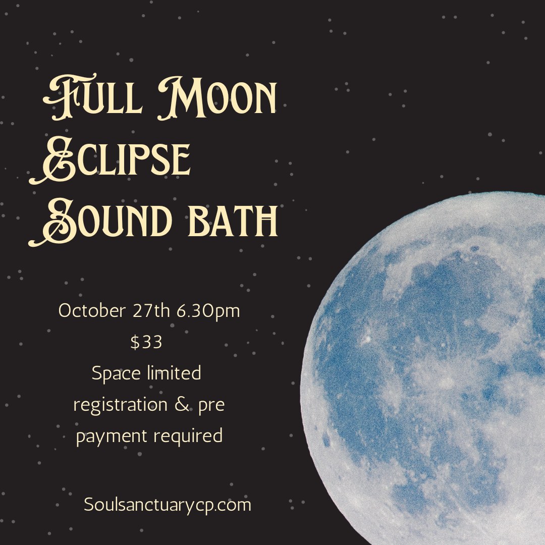 Taurus full moon lunar eclipse sound bath